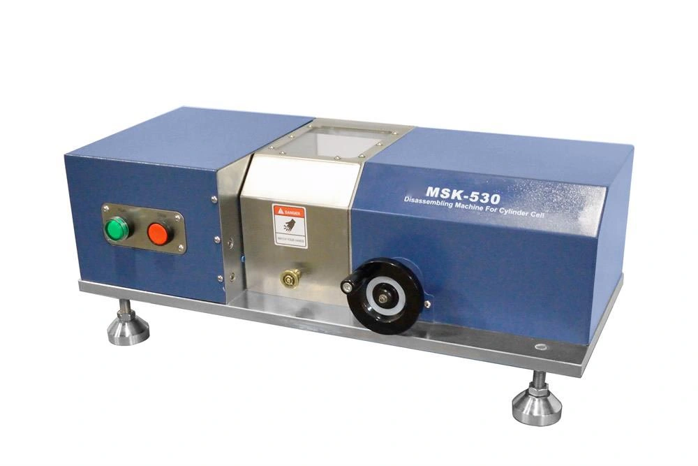 MSK-530 Compact Cutter for Cylindrical Battery Case Disassembly