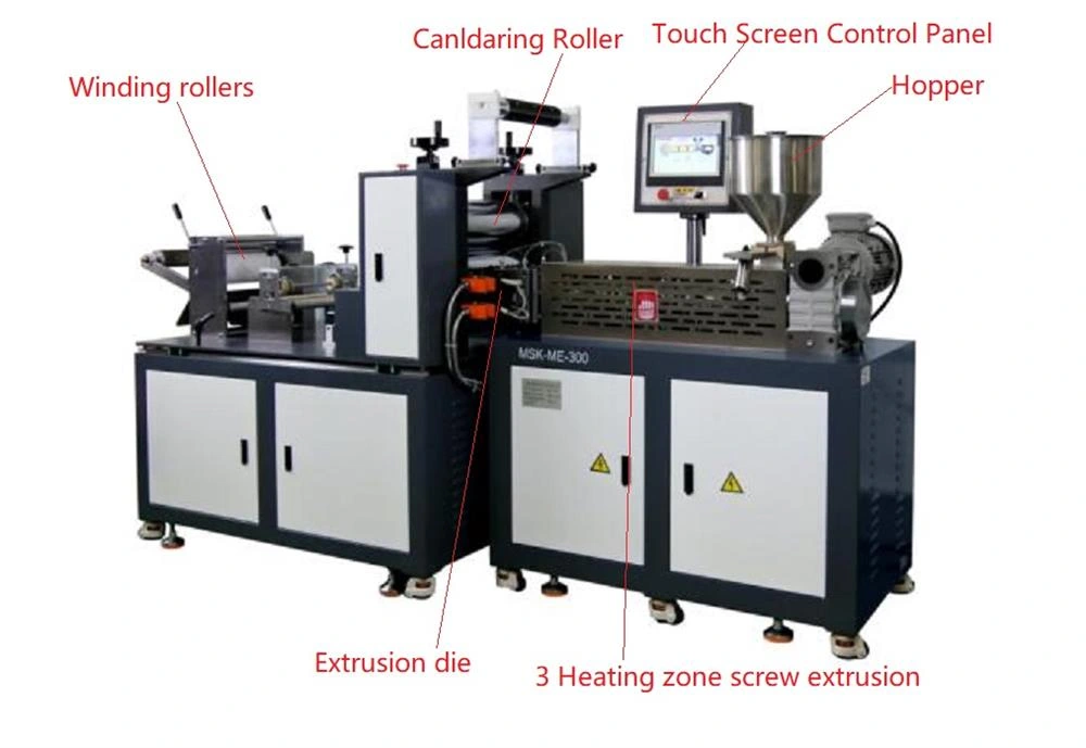 MSK-ME-300 Roll-to-Roll Polymer Melt Extrusion Line