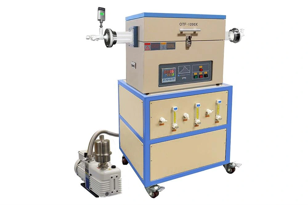 OTF-1200X-80-F3LV-PTFE Corrosion-Resistant CVD Furnace System
