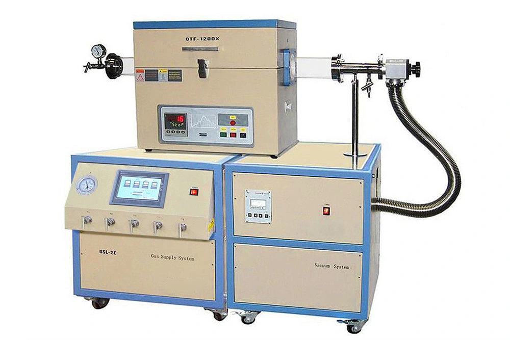 OTF-1200X-HVC3-series High-Vacuum CVD Furnace Workstation