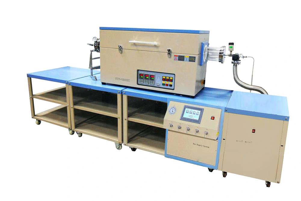 OTF-1200X-III-5-C3LVSF Sliding-Flange Three-Zone CVD Furnace