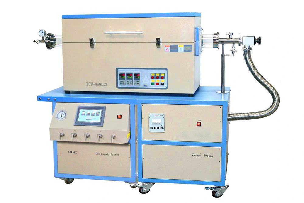 OTF-1200X-III-HVC-LD Three-Zone High-Vacuum CVD Workstation