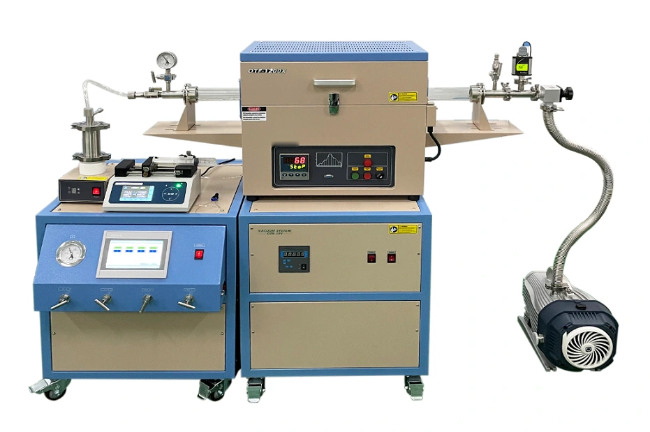 OTF-1200X-Mist Four-Gas Mist CVD Growth Furnace