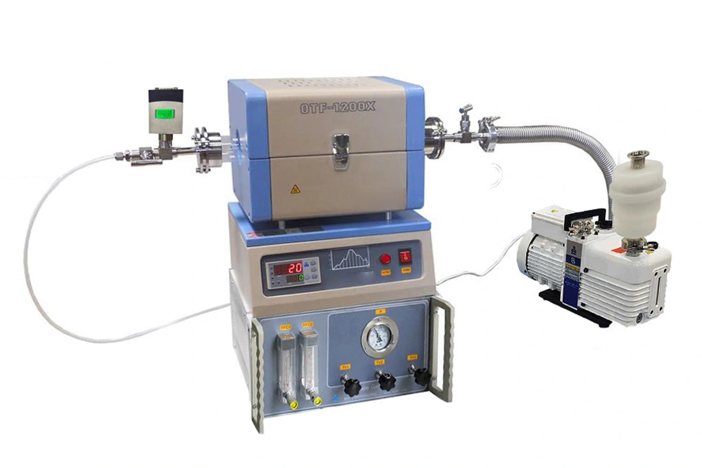 OTF1200XSF2 Compact Two-Gas CVD Tube Furnace