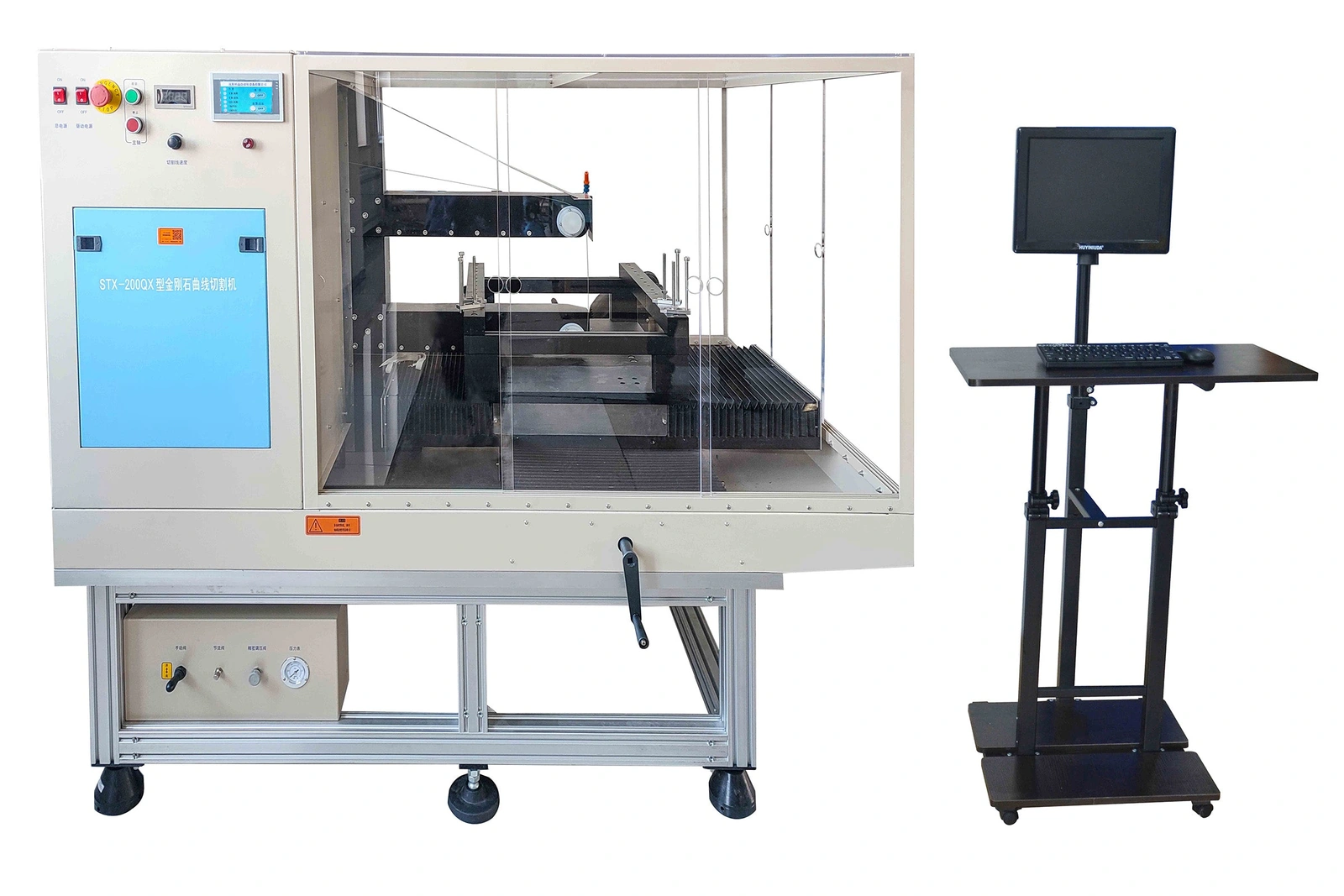 STX-200QX 400 mm CNC Diamond Wire Profile Cutting Machine