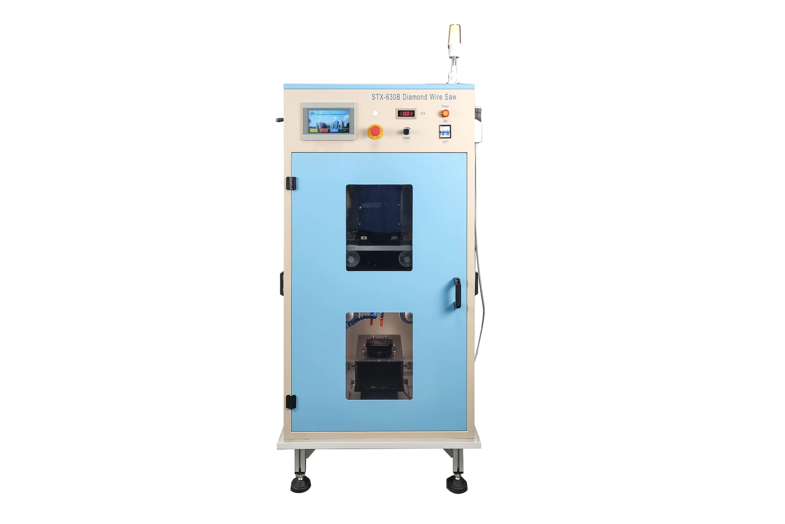 STX-630B Enclosed Diamond Wire Saw with Motorized Tilt and Rotation