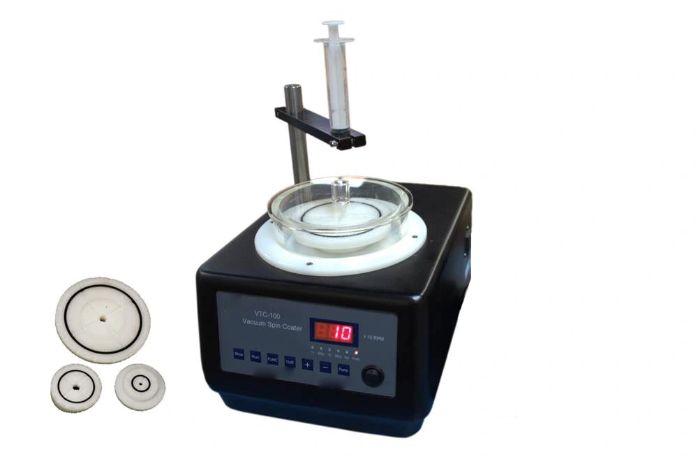 VTC-100A 8000 rpm Vacuum-Chuck Spin Coater with Three Chuck Sizes